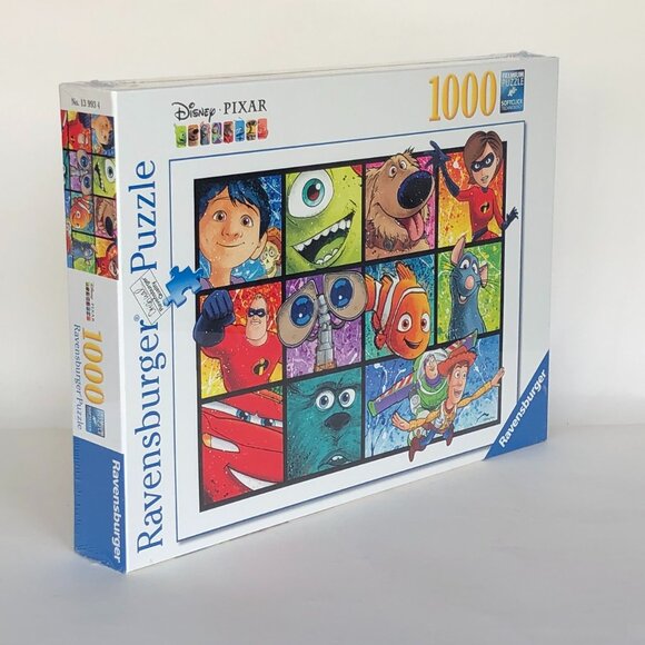 New sealed Ravensburger 1000pcs Puzzle- Disney Pixar Animation Movies - Picture 11 of 16
